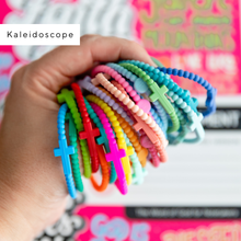 Ryan & Rose - Jesus Bracelets - Group Packs: Kaleidoscope (25 Pack) / Medium