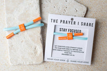 The Prayer I Share - STAY FOCUSED Cord Bracelet | Christian Athletes