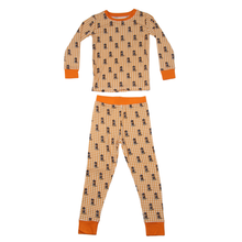 Barrel Down South - Bluetick Coonhound Stripe Unisex Kids Pajamas: 3-6 months - Onesie