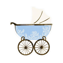 Gatherings by Curated Paperie - Blue Baby Carriage Beverage Napkins
