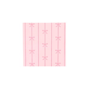 PETAL PINK SIGNATURE BOW SMALL NAPKINS