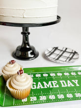 Sprinkles & Confetti Party Supplies - Green Football GameDay Melamine Tray for Appetizers & Tailgate Parties