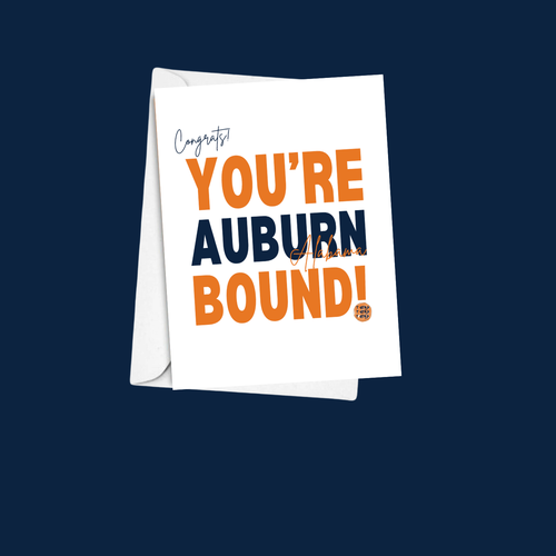 Hey Y'all Party - Congratulations Auburn Alabama Greeting Card
