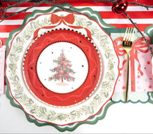 Gatherings by Curated Paperie - Elegant Holiday Wreath Dinner Plates