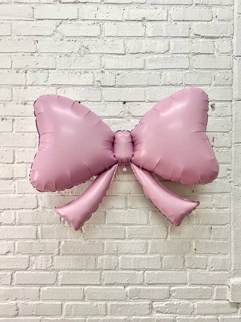 Burst Party Co - Pink Bow Balloon 40