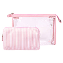 The Royal Standard - Mia Cosmetic Set   Pink   12x8.25x3.5   Set of 2