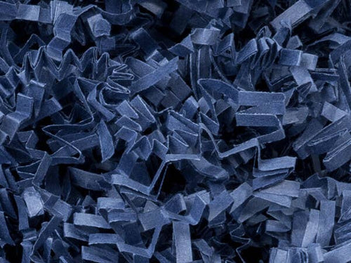 Crinkle Cut Paper Shred Small Packs: Navy Blue / 1 Pack / 2 oz Bag