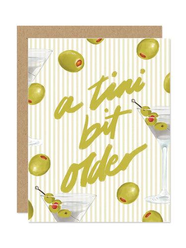 Maddon and Co - A Tini Bit Older Birthday Card