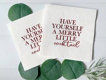 EnFete, LLC - Merry Little Cocktail Napkins - Red