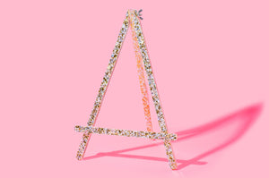 Taylor Elliott Designs - *ON SALE* Acrylic Easel - Medium - Pearl Confetti