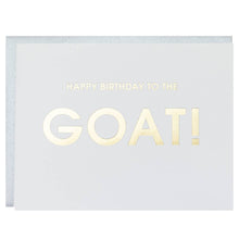 Chez Gagné - Happy Birthday to the GOAT - Birthday - Letterpress Card