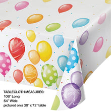 Bulk Party Decor - Balloon Bash Paper Table Covers, 1/Pkg