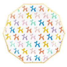 Angle - Decagon Paper Plates - Balloon Dog