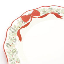 Gatherings by Curated Paperie - Elegant Holiday Wreath Dinner Plates