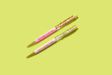 Taylor Elliott Designs - *ON SALE* Pen - "Faith Over Fear" - Pink w/ Pearl Confetti