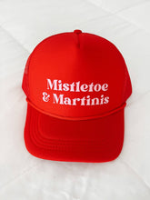 Maddon and Co - Mistletoe & Martinis Foam Trucker Hat - Red & Pink