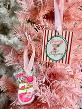 Aspen Lane - Mahjong Christmas Petite Ornament Acrylic Mahj gift, acrylic: Cocktail Glass