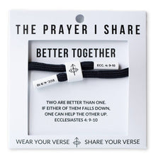 The Prayer I Share - BETTER TOGETHER Bracelet, Christian Cord Bracelet