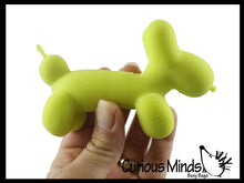 Curious Minds Toys - 1 Scented Balloon Dog Crunchy Sand Filled Stress Ball - Cute