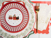 Gatherings by Curated Paperie - Elegant Holiday Wreath Dinner Plates