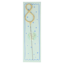 Meri Meri - Gold Sparkler Numbers 0 to 9 Candles: 5
