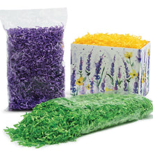 Crinkle Cut Paper Shred Small Packs: Green / 1 Pack / 2 oz Bag