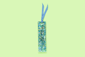 Taylor Elliott Designs - *ON SALE* Bookmark - Blue + Green Confetti