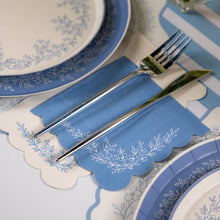 Gatherings by Curated Paperie - Floral Elegance Blue Beverage Napkins