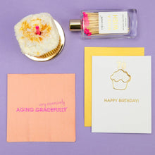 Chez Gagné - Make A Wish - Birthday Glass Bottle Safety Matches - Bright Pink
