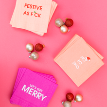 Chez Gagné - Ho Fo Sho - Funny Holiday Cocktail Napkins