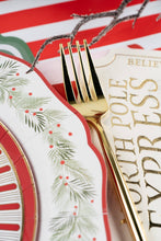 Gatherings by Curated Paperie - Elegant Holiday Wreath Dinner Plates
