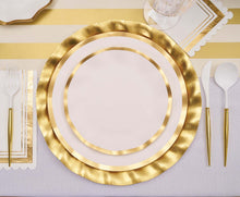 Sophistiplate - Everyday White Wavy Dinner Plate/8pk