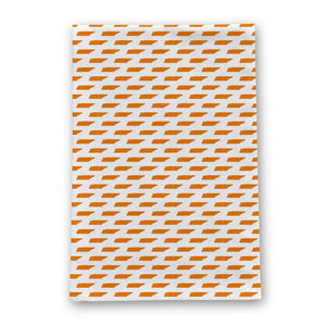 Barrel Down South - White/Orange Tennessee Shape Tea Towel