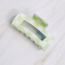 Ellison+Young - Checker Lovers Hair Claw: Blue