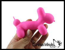 Curious Minds Toys - 1 Scented Balloon Dog Crunchy Sand Filled Stress Ball - Cute