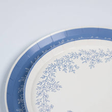 Gatherings by Curated Paperie - Floral Elegance Blue Dessert Plates