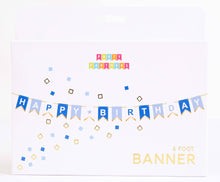 Party Partners - Blue Happy Birthday Banner