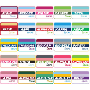 Zeta Tau Alpha - Sorority 2-Tone Trucker Hat - Choose your Design/Pattern: 3-Stripe love (rectangle) / Zeta Tau Alpha - Blue Hat