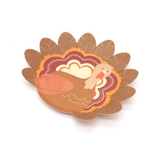 Gatherings by Curated Paperie - Thanksgiving Turkey Shaped Plates