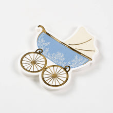 Gatherings by Curated Paperie - Blue Baby Carriage Beverage Napkins