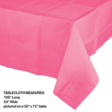 Bulk Party Decor - Candy Pink Value Friendly Plastic Table Cover, 1/Pkg