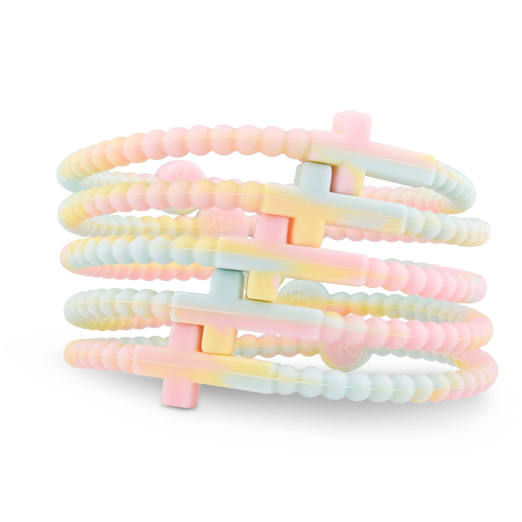 Jesus Bracelets (silicone cross bracelets): Pastel (1 bracelet) / Small