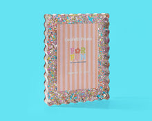 Taylor Elliott Designs - FOR FUN - Acrylic Picture Frame - Medium - Happy Confetti