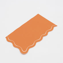 Gatherings by Curated Paperie - Orange Scallop Guest Towels