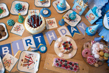 Party Partners - Blue Happy Birthday Banner