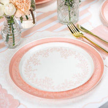 Gatherings by Curated Paperie - Floral Elegance Pink Dinner Plates