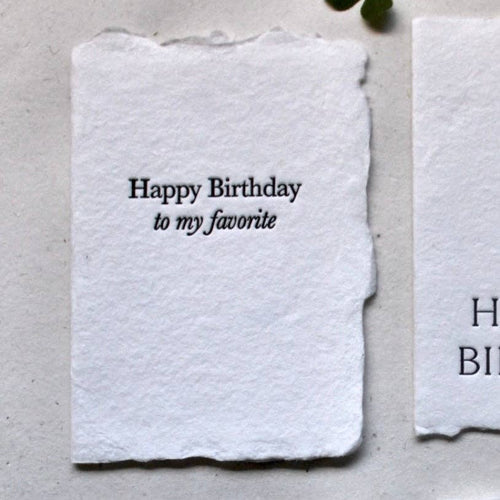 Birthday Cards - Versatile II: Happy birthday to my favorite