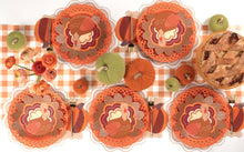 Gatherings by Curated Paperie - Orange Basketweave Dinner Plates