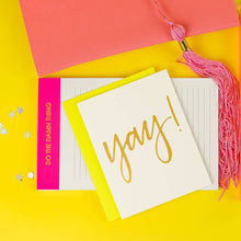 Chez Gagné - Yay! - Congrats | Friendship | Wedding - Gold Foil Card