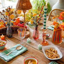 Talking Tables USA - Green Stripe Dinner Candles - POS Unit
